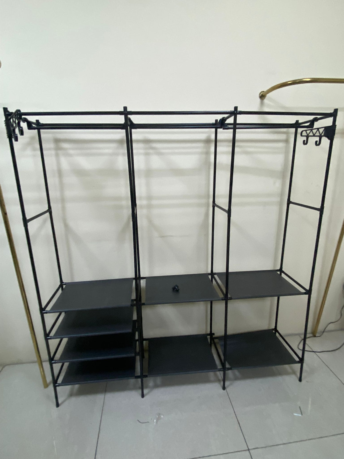 SHELVES HANGER 107*36*173CM THREES FLOORS