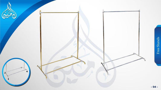 cloth hanging stands.