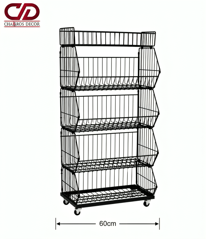 CHIPS BASKET BLACK 60 CM HD