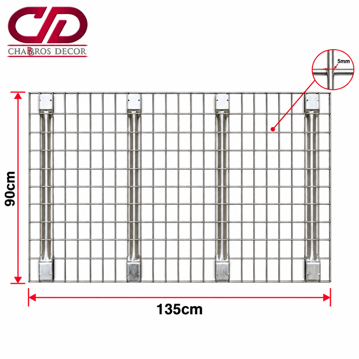MESH HD 4 SUPPORT 90CM HD (5MM)